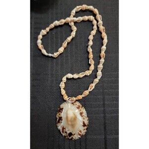 Vintage Limpet and Natural Seashells Statement Necklace